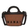 Fashion Hotest Hotest Straw Bag Bucket Bag Big Rattan Shoulder Bags Large Capacity Woven Bag Hand-Made Handbags