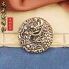 Vintage Dragon Head Wealth Cloth Buckle Embossed Dragon Pattern Creative Bag Leather Decoration Buckle Personalized DIY Accessor