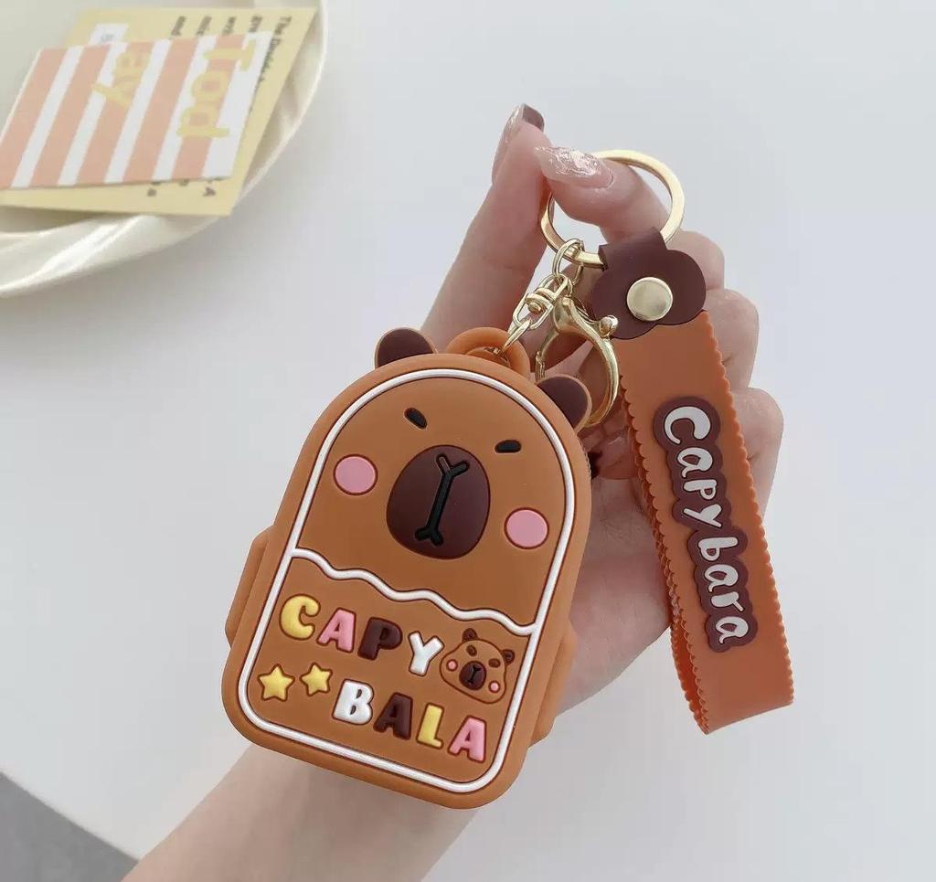 Adorable Capybara Silicone Coin Purse - Cute Cartoon Design for Kids
