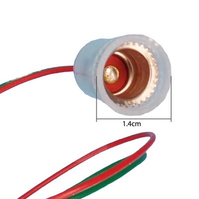 10Pcs E10 Lampe Halter Mit Draht E10 Lampe Basis Lehre Instrument Fassung