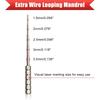 3Pcs Professional Jewelry Tool Aluminum Alloy Wire Winding Rods with Scale Markings For Jewelry Designers