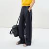 LESS 2025 Spring Casual Straight-Leg Commuter Pants
