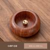Wooden Mini Incense Holder Bowl Type Rosewood Incense Burner Stick Holder 4 Holes Smell Aromatic Bowl Shape Censer