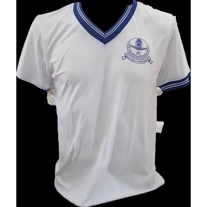 

Футболка кадетов Королевских ВВС Таиланда, студенческая академия, военная футболка с принтом V-образным вырезом и коротким рукавом, быстросохнущая униформа для мужчин и женщин, унисекс XL