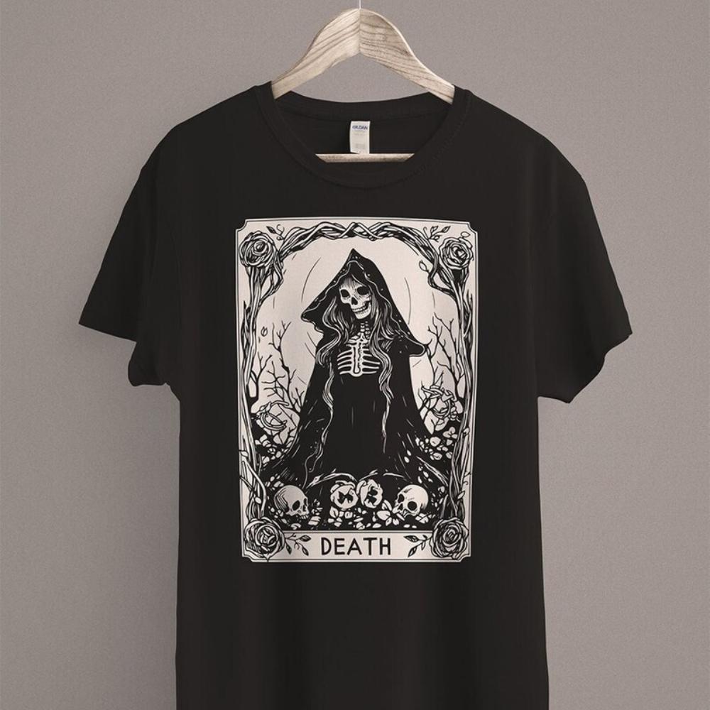 Wendigo Cryptid Cryptozoology Horror Goth Aesthetic Witchy Occult Skull Tee Alternative Graphic Print T-shirt Men Women Loose Oversized Summer New Tee 4XL