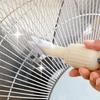 Thickened Bristle Fan Dust Removal Brush with Hang Rope Air Conditioner Brush  Office