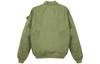 Jordan Puffer Jackets Men's Green Stand Collar Moderate