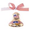 250th Anniversary Metal Bell Decoration Christmas Tree Bell Ornament For Holiday Tree Mantels Festival Home Decorations