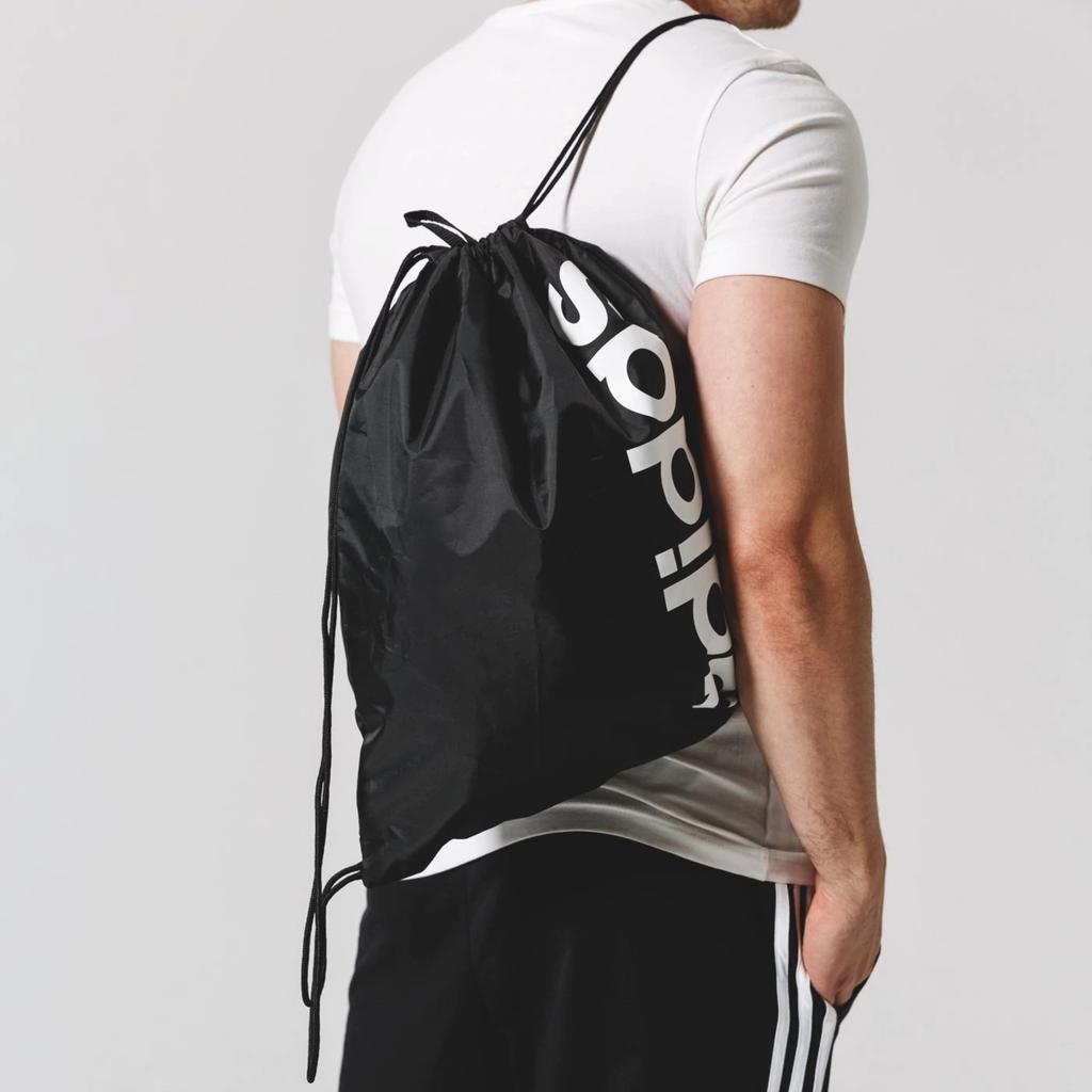 adidas Linear Core Polyester Gym Bag Backpack Unisex Backpack Black DT5714