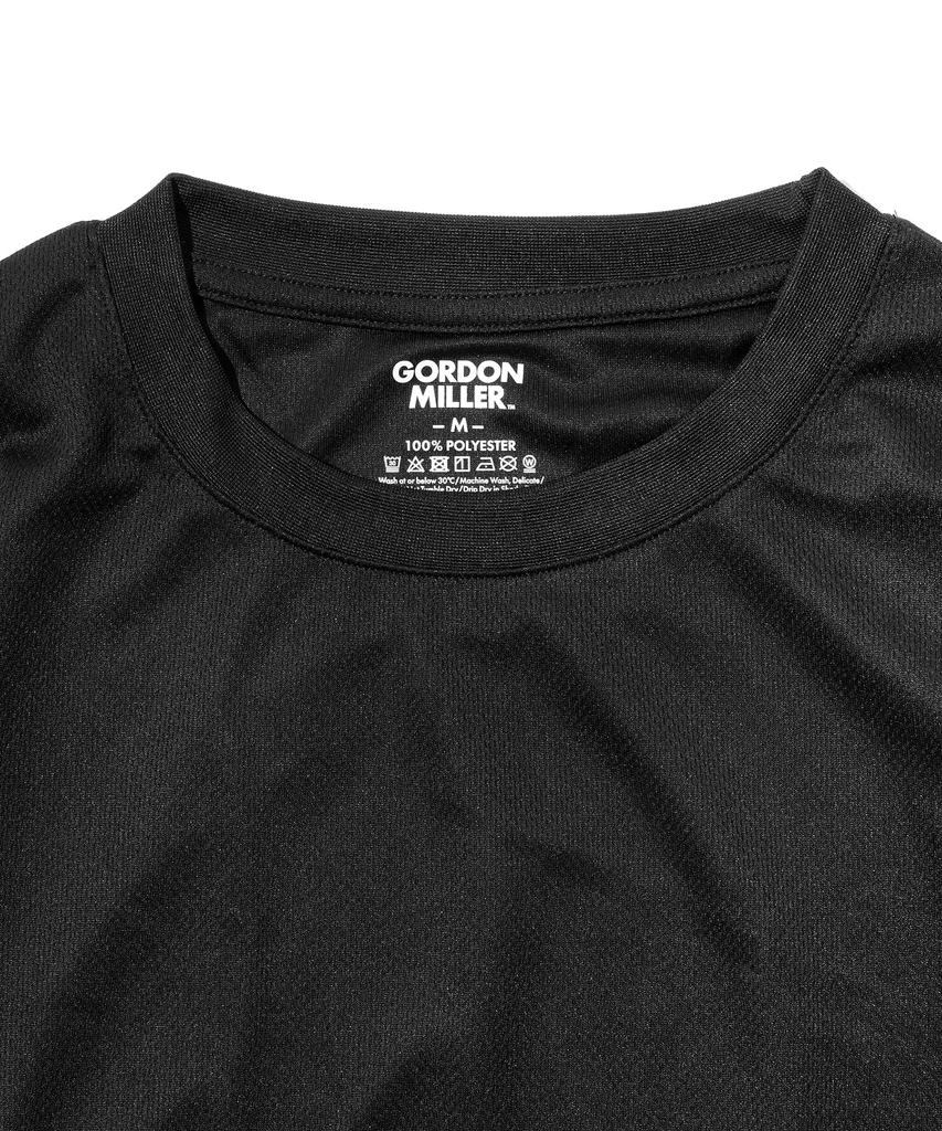 GORDON MILLER Herrkortärmad torr rundhalsad t-shirt, Storlek Liten, Svart, 1633689
