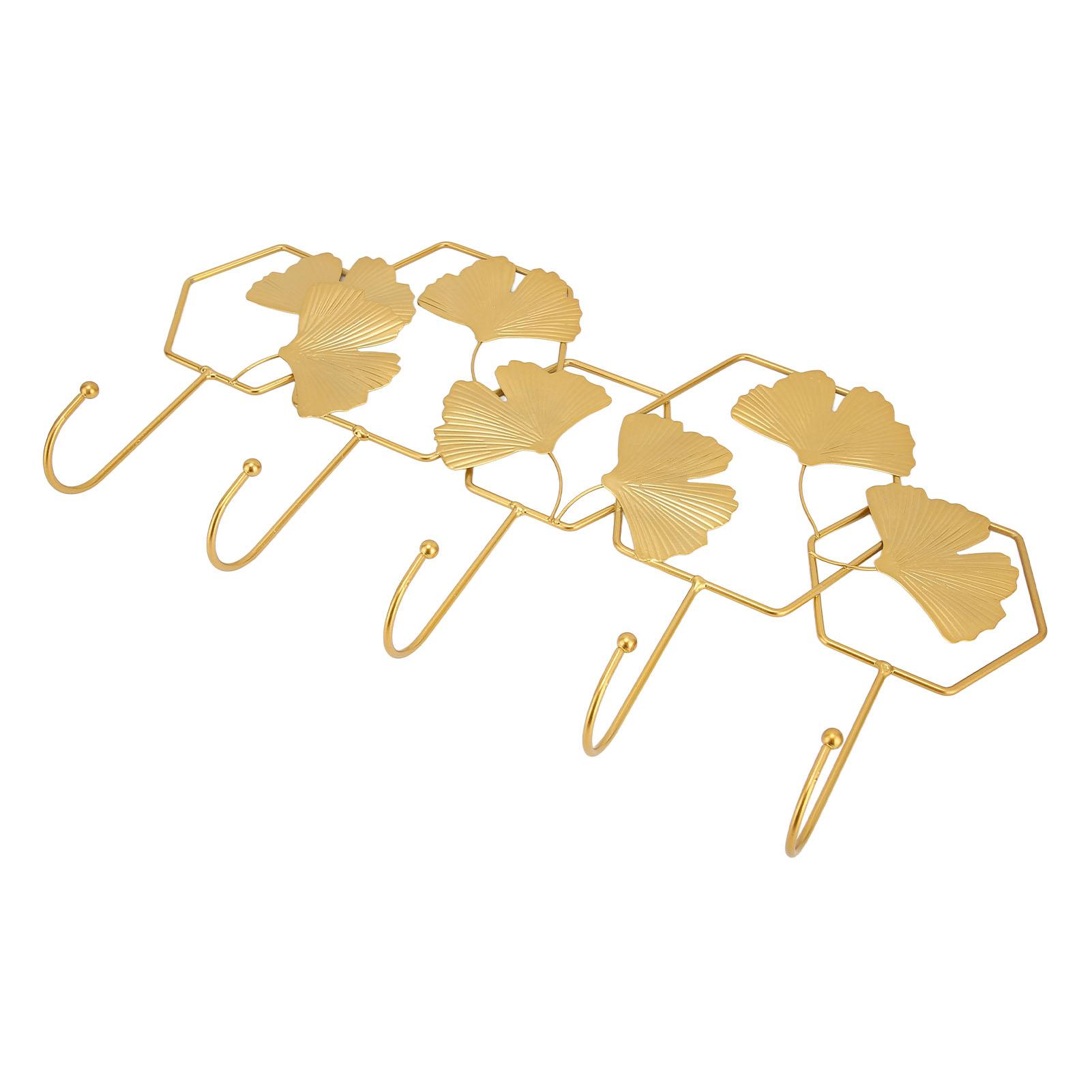 

Многофункциональный крючок для одежды Железный Компактный Настенный Вешалка для одежды для шарфа, сумки Золотой