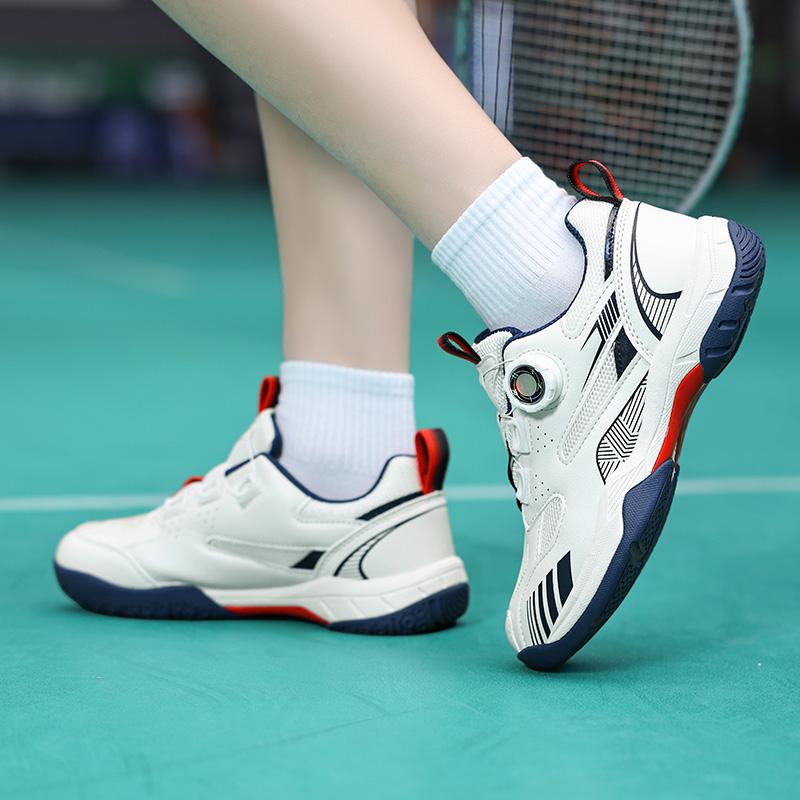 TUINANLE Leichte Kindersportschuhe, atmungsaktive Jungen und Mädchen, professionelle Badmintonschuhe, Fitnessstudio, Volleyball, Tennis, Fitness-Turnschuhe
