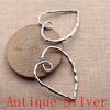 Big Heart Shaped Charms Pendant For Bracelet Necklace Jewelry Making Craft Findings