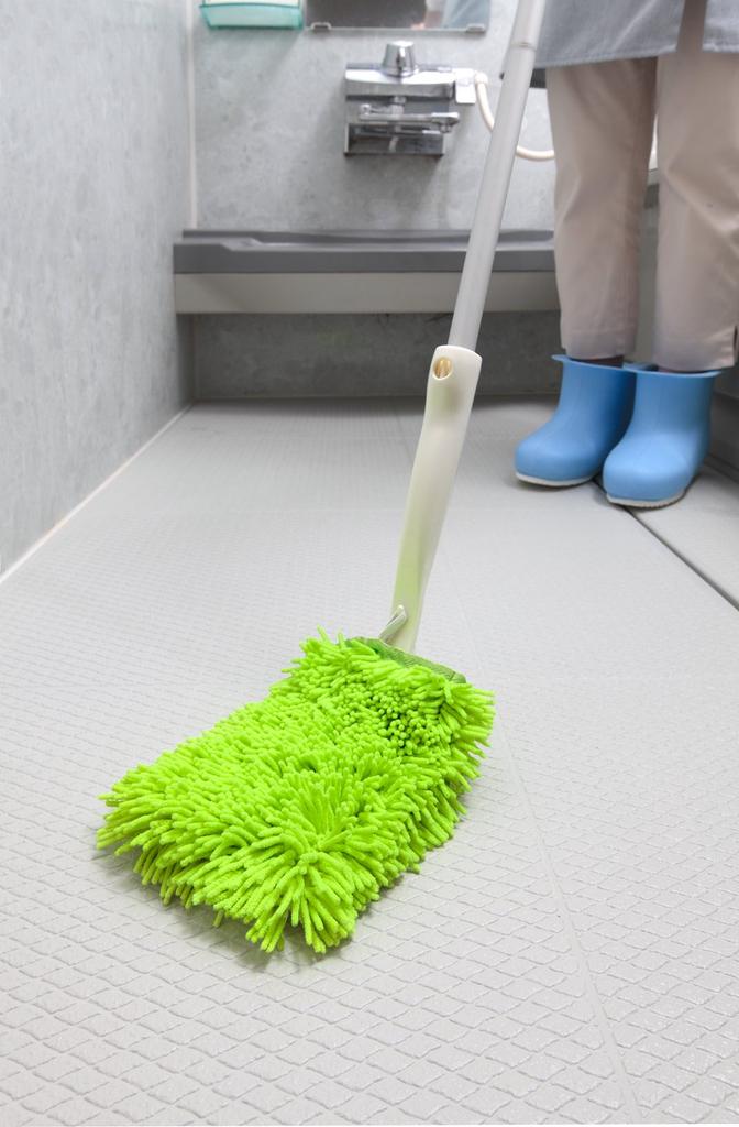 Sanko Mop Burete de Baie cu Mâner Spălare și Ștergere Curățător Lung Surpriză Verde Proaspăt BF-59