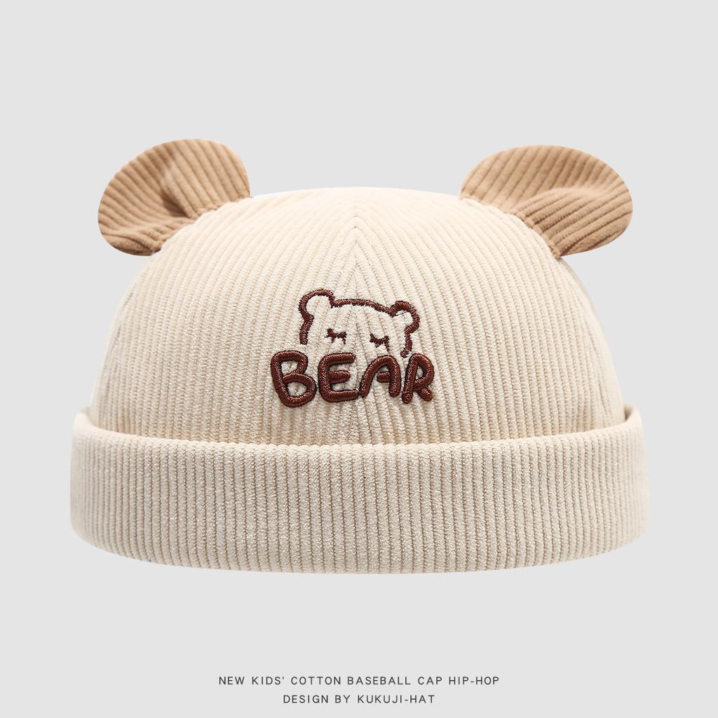 Children Corduroy Baseball Cap With Sun Protection And Breathability For Kids