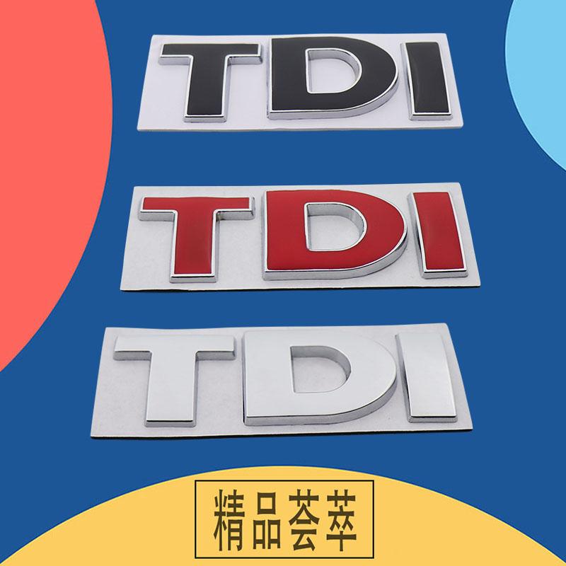 3D Premium Turbo Direct Injection TDI for car Hood Fender trunk Rear Bonnet Nameplate Decal Emblem Badge Sticker