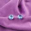 Sisters Day Sale Round Tanzanite Gemstone 925 Silver New Stud Earrings Jewelry EE-150-12