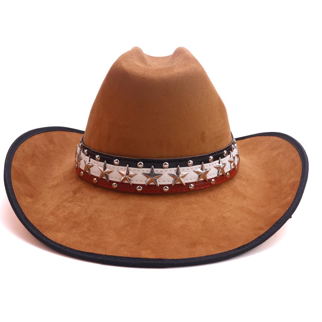 New Western Cowboy Hat Classic Accessories Cowboy Hat Suede Wool Hat Hot Selling Fashion Versatile Hat