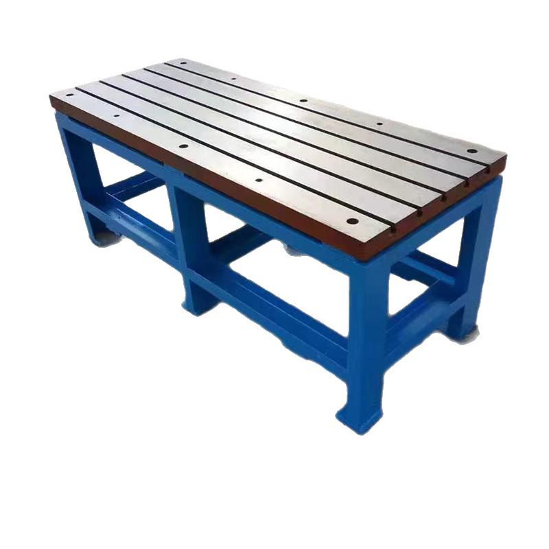 T-slot Cast Iron Workbench for Welding, Measurement, Marking, Assembly, and Grinding