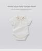 Nordic Trojan Baby Summer Jumpsuit: Lightweight Short-Sleeved Newborn Romper