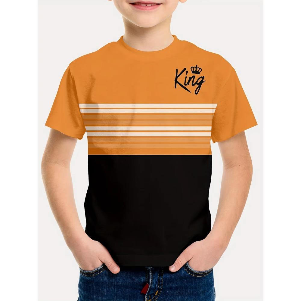 

T-shirts, children s summer clothing, boys clothing, comfortable streetwear, boys clothing 150