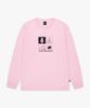 LMC Melting Bear Long Slv Tee Pink
