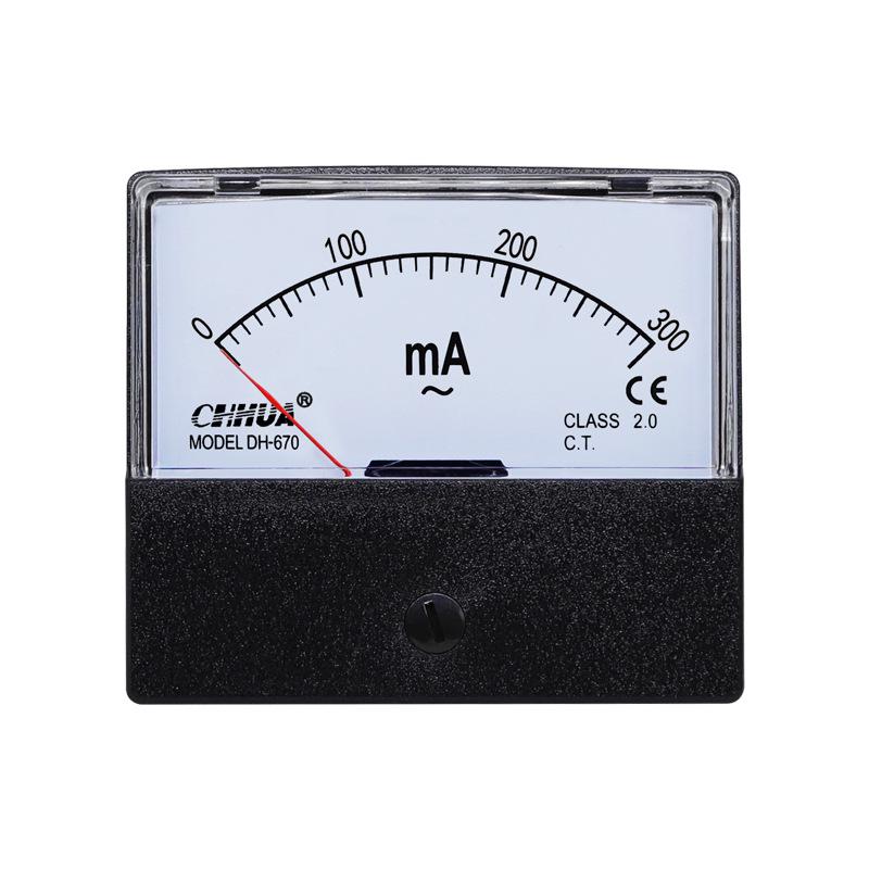 Huawei DH-670 AC Analog Milliammeter: Measures 5mA, 10mA, 50mA, 100mA, 200mA, 500mA, and 1000mA.