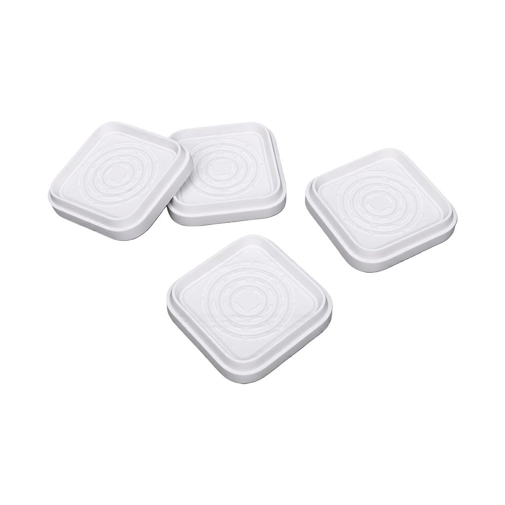 4PCS Bed Risers and Furniture Risers Adjustable Raising Blocks Universal for Washing Machines Refrigerators Silent Type