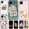 Lucky Cat Maneki Neko Japanese For Huawei Nova Y70 Y60 Y90 Y91 Y61 Nova 11 10 9 SE 5T 11i 8i 3i P20 P40 Lite P30 Pro Case