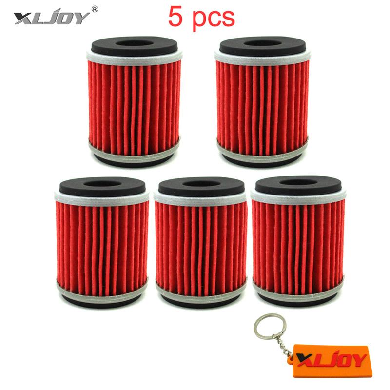 5pcs Fuel Oil Filter HF140 KN140 For YAMAHA WR250F WR450F WR250X WR250R YFZ450X YFZ450R GAS EC250 Dirt Motor Bike Motorcycle