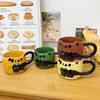 Senso del Design Gatto Tazza Impilabile Alto Valore Tazza in Ceramica Coppia Tazza per Bere Acqua Domestica Tazza per Caffè Colazione Uomo