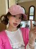 Versatile Large Head Baseball Cap: Solid Color, Deep Crown, Wide Brim, Embroidered Letter Design