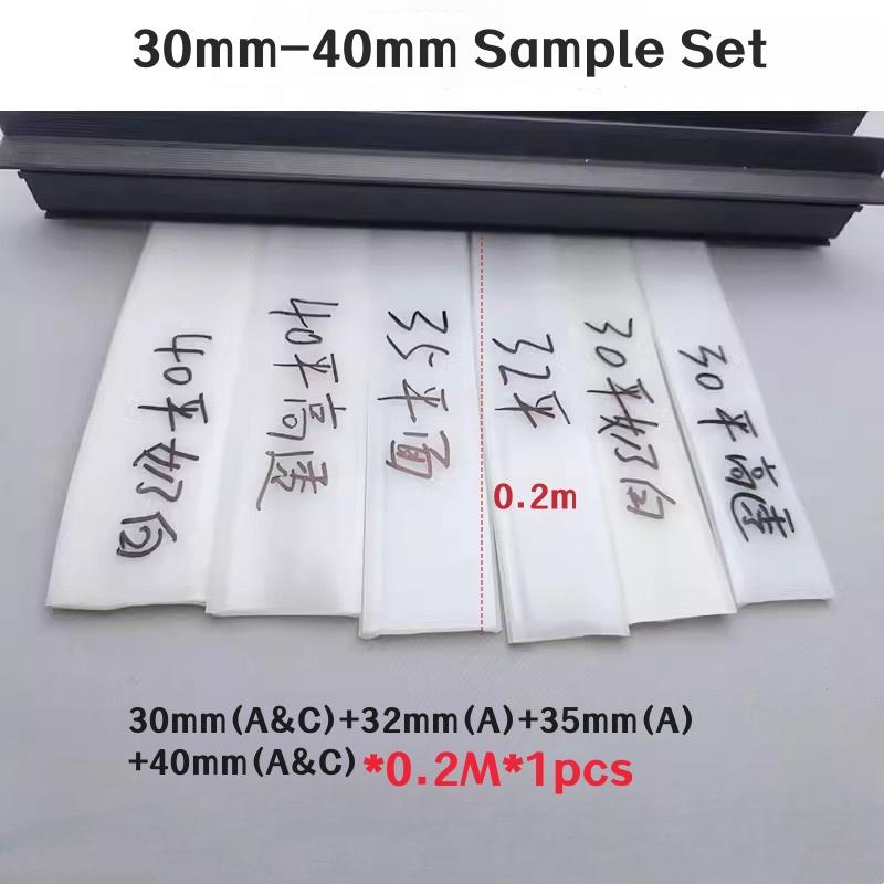 0.2m-10m LED Aluminum Profile Silicone Diffuser Flexible Channel Cover Hard Bar Strip Light Replaceable Lampshade Sample Fitting