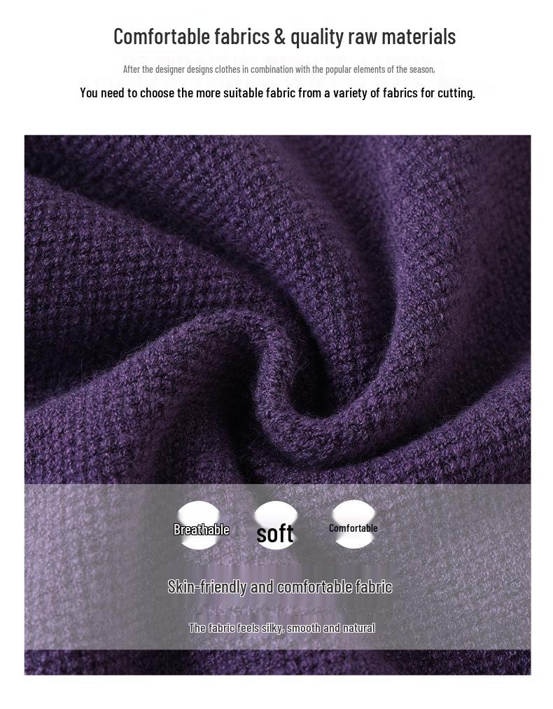 Eleganter Damen Herbst Langarm Woll-Cardigan - Stilvolle, Basic Strickware für Frühling & Herbst