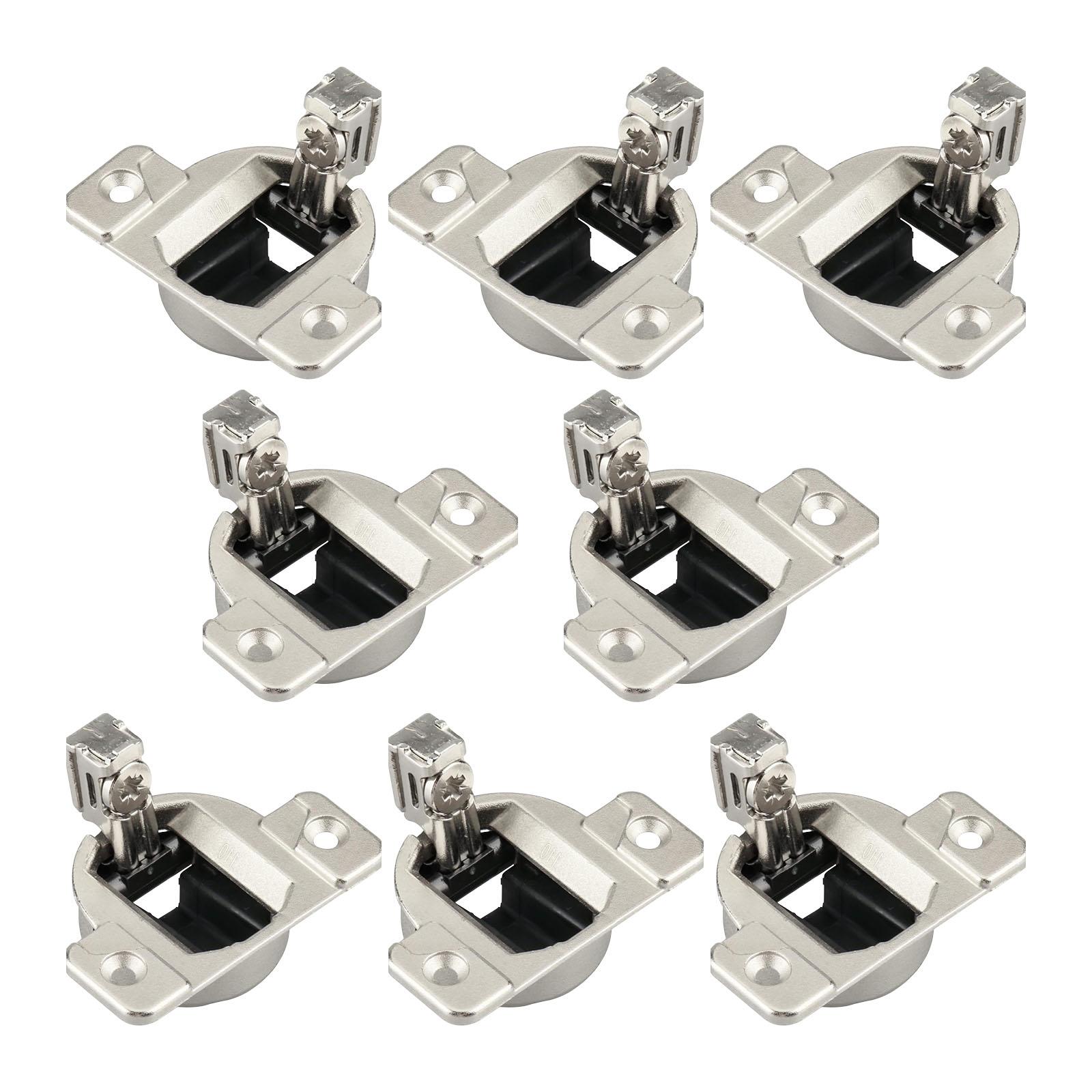

Cabinet Door Hinges for 110Degree Replacement Durability Metal Coated Hinges For 16-19mm Door Thickness Solid Hardware 1
