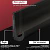 HARUMAKI Rain Gutter Car Door Drain Drip Rain Roof Rain Diversion Adhesive Flexible Trim Moulding for and Motorhomes Moulding, Tape-Type Moulding,