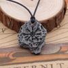 Viking Aegishjalmr Helm of Awe Protection Rune Pendant Norse Odin Scandinavian Medieval Magic Necklace