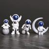 3/4 szt. Figurka Astronauty Statua Figurka Kosmonauta Rzeźba Edukacyjna Zabawka Dekoracja Biurka Domu Model Astronauty Dla Dzieci Prezent
