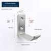 Black Stainless Steel Single Clothes Hook for Home and Hotel Use