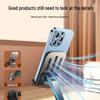 Universal Metal Phone and Tablet Holder: 360° Rotatable, Foldable Stand for Desktop and Live Streaming