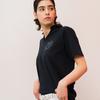 EDENIK Vintage V-Neck Collared T-Shirt_Ivory