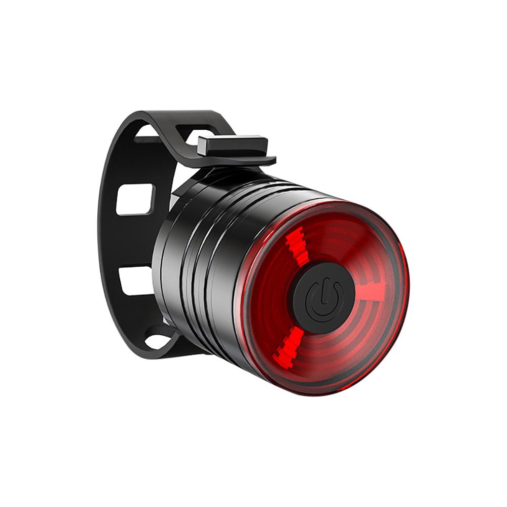 LED Bicycle Rear Light Waterproof MTB Bike Taillights 3 Lighting Modes Aluminum Alloy Bike Light for Helmet Seatpost