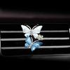 Car Air Conditioning Outlet Perfume Decoration Clip Dual-Color Double Butterfly Purification Decoration Clip Car Interior