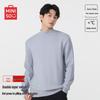 Men's Winter Plush Knit Mock Turtleneck Sweater