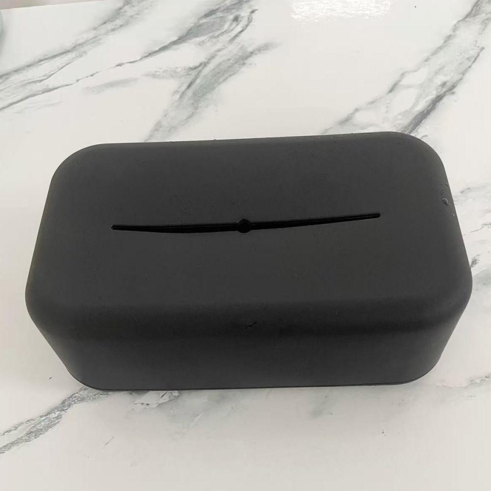 Soft Waterproof Silicone Tissue Box Reusable Wet Wipe Boxes Light Luxury Tissue Box Cover Holder Bathroom Kitchen Paper Holder