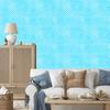 Aquamarine and Turquoise Stars Wallpaper for Living Room and Bedroom 50x1000