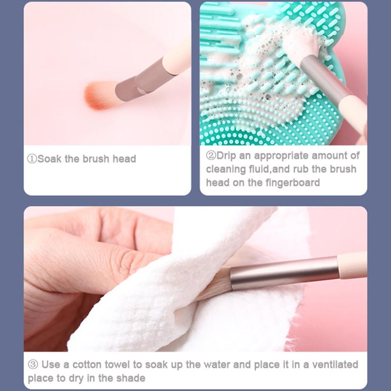 8 Makeup Brushes Eye Shadow Foundation Powder Eyelash Lip Concealer Blush Brush