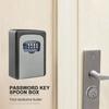 Zinc Alloy Material Wall Mount Key Lock Box 4 Digit Password Code Security Lock Home Office Key Safe Secret Storage Box