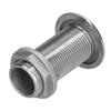 1in Thru Hull Fitting Connector 316 Stainless Steel Water Drain Outlet for Marine Boats Yacht