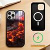 Volcano   Phone Case For iPhone17,16,15,14,13,12,11 Plus,Pro Magnetic with Magsafe Wireless Charging
